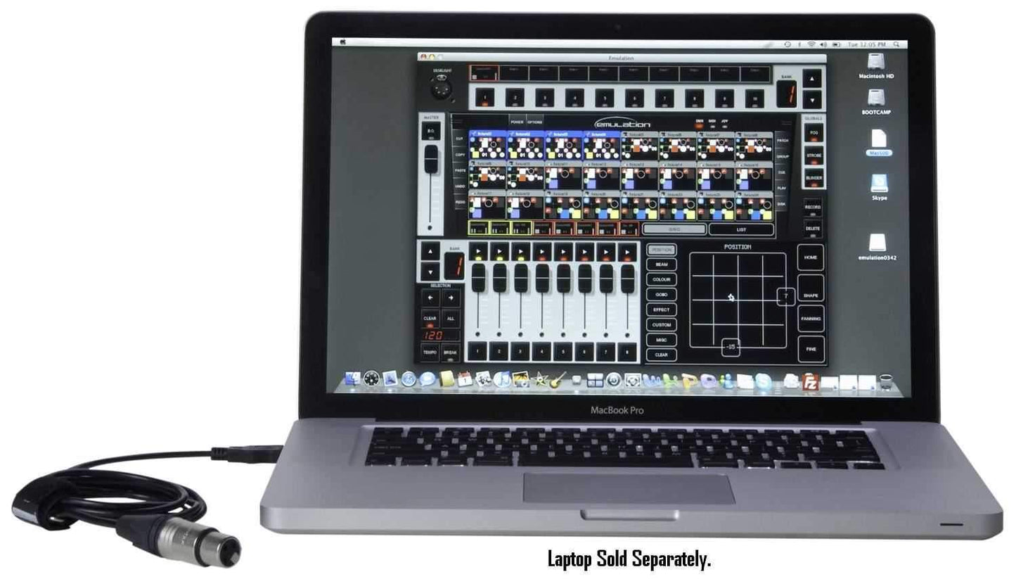 Elation Emulation Mac & PC DMX Control Software - ProSound and Stage Lighting