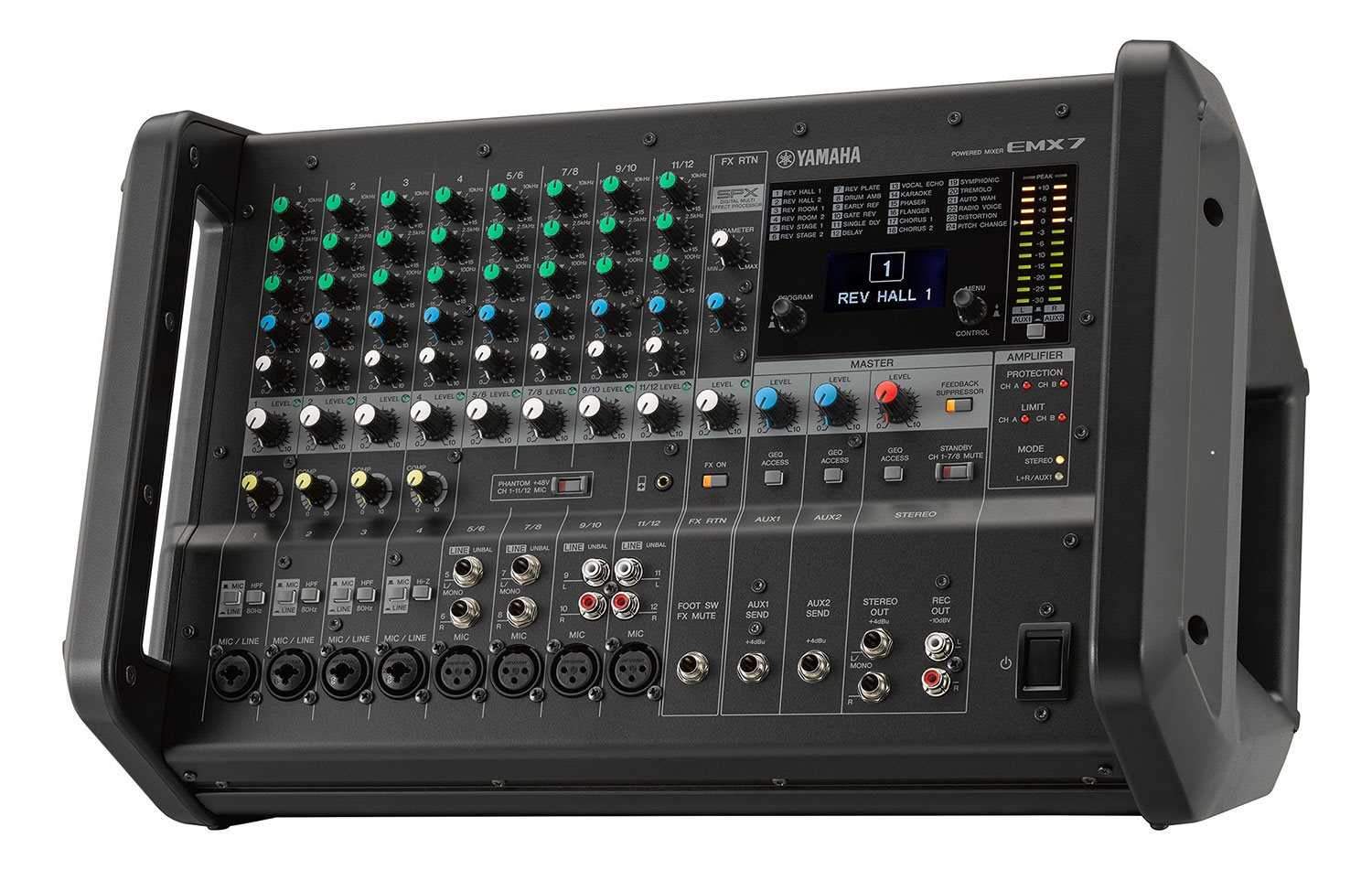 Yamaha EMX7 12 Input Powered Mixer - ProSound and Stage Lighting