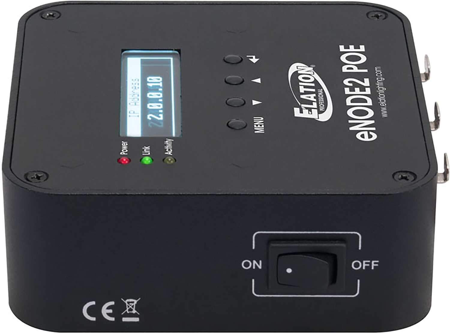 Elation eNode2 POE 2-Universe Ethernet-DMX Node