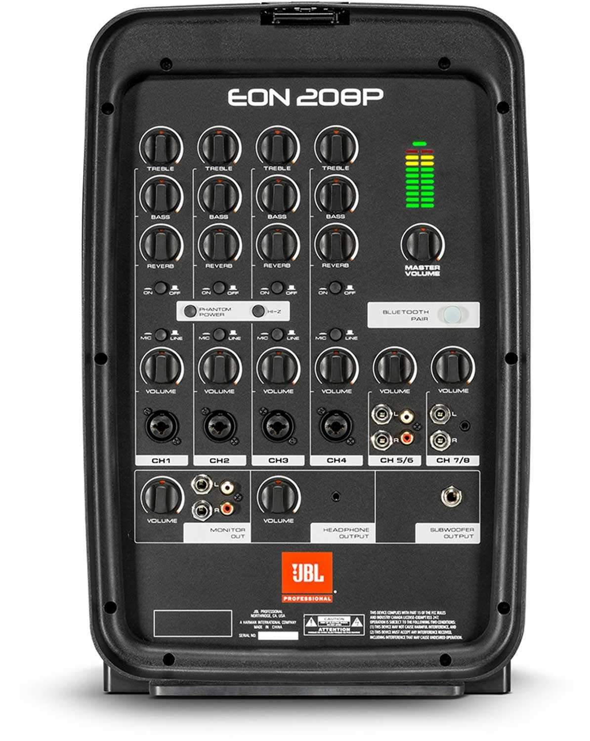 JBL EON208P 8-Channel Portable PA with Bluetooth - ProSound and Stage Lighting