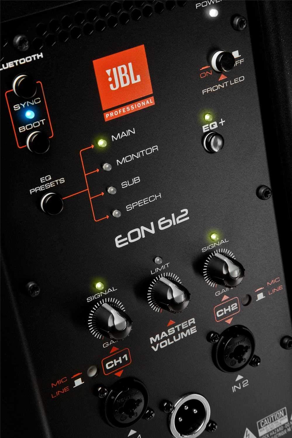 Powered Speaker Eon 612 Specs Jbl Eon 12 JBL EON612 12-Inch