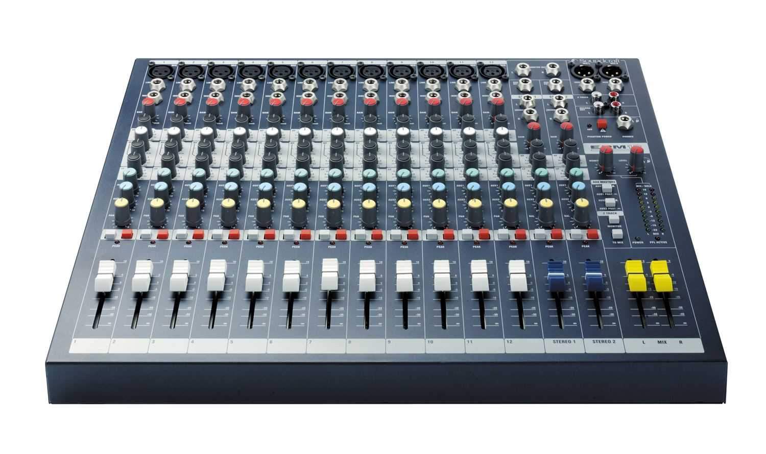 Soundcraft EPM-12 Multipurpose 12 Channel Mixer – Solotech