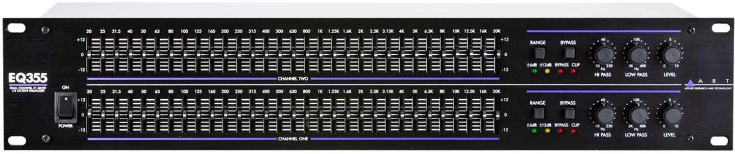 ART EQ-355 Dual 31 Band Equalizer - ProSound and Stage Lighting