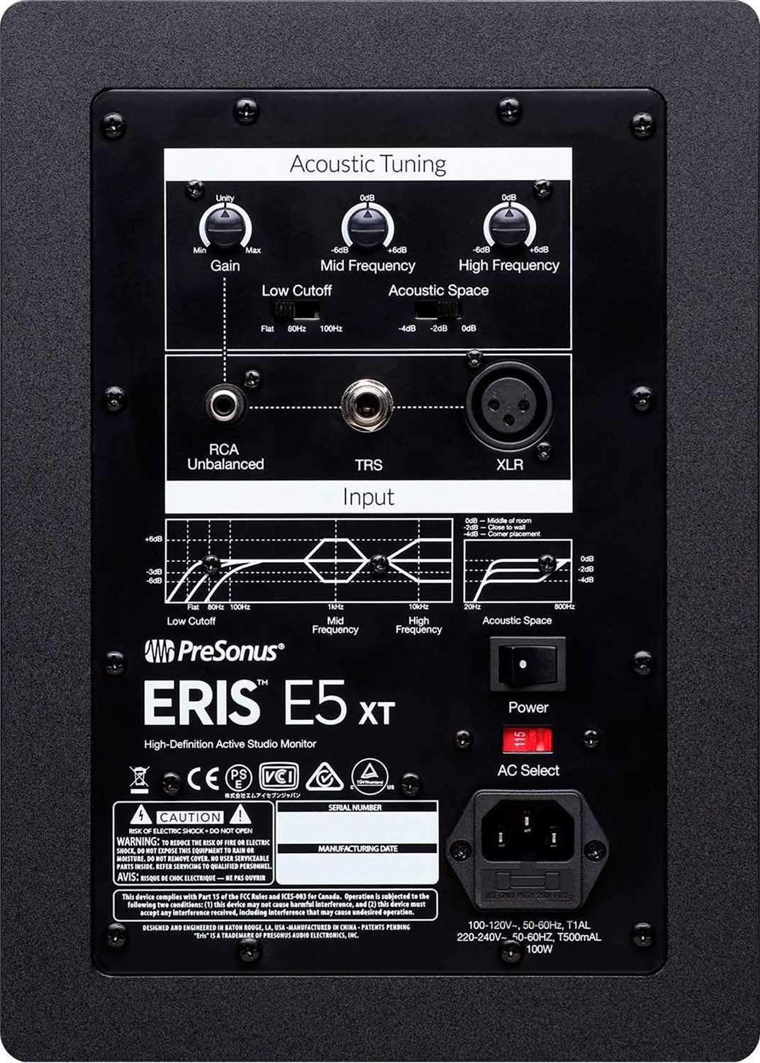 PreSonus Eris-E5-XT Powered Studio Monitor Single - ProSound and Stage Lighting