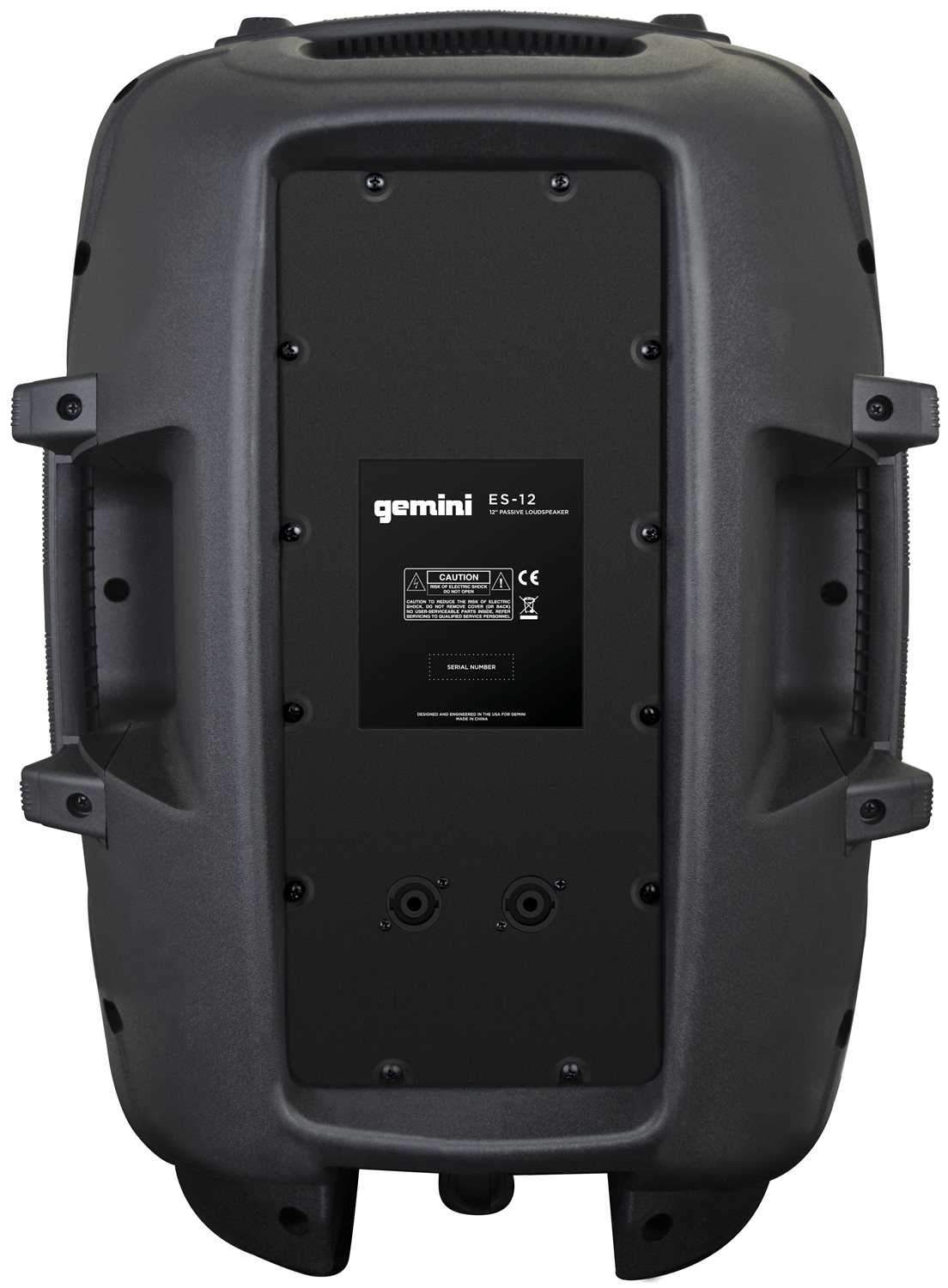 Gemini ES-12 12 inch Passive Speaker - ProSound and Stage Lighting