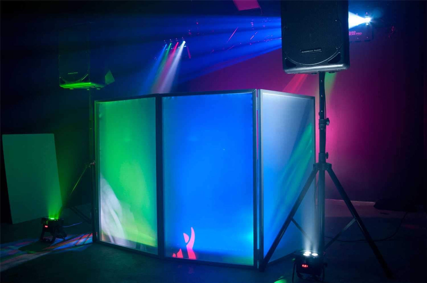 ADJ American DJ Black Event Facade for DJs with Bag - ProSound and Stage Lighting