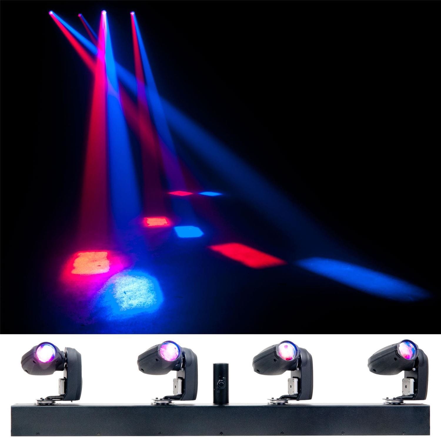 ADJ American DJ Event Bar Q4 RGBW with 4 LED Pinspot Lights - ProSound and Stage Lighting