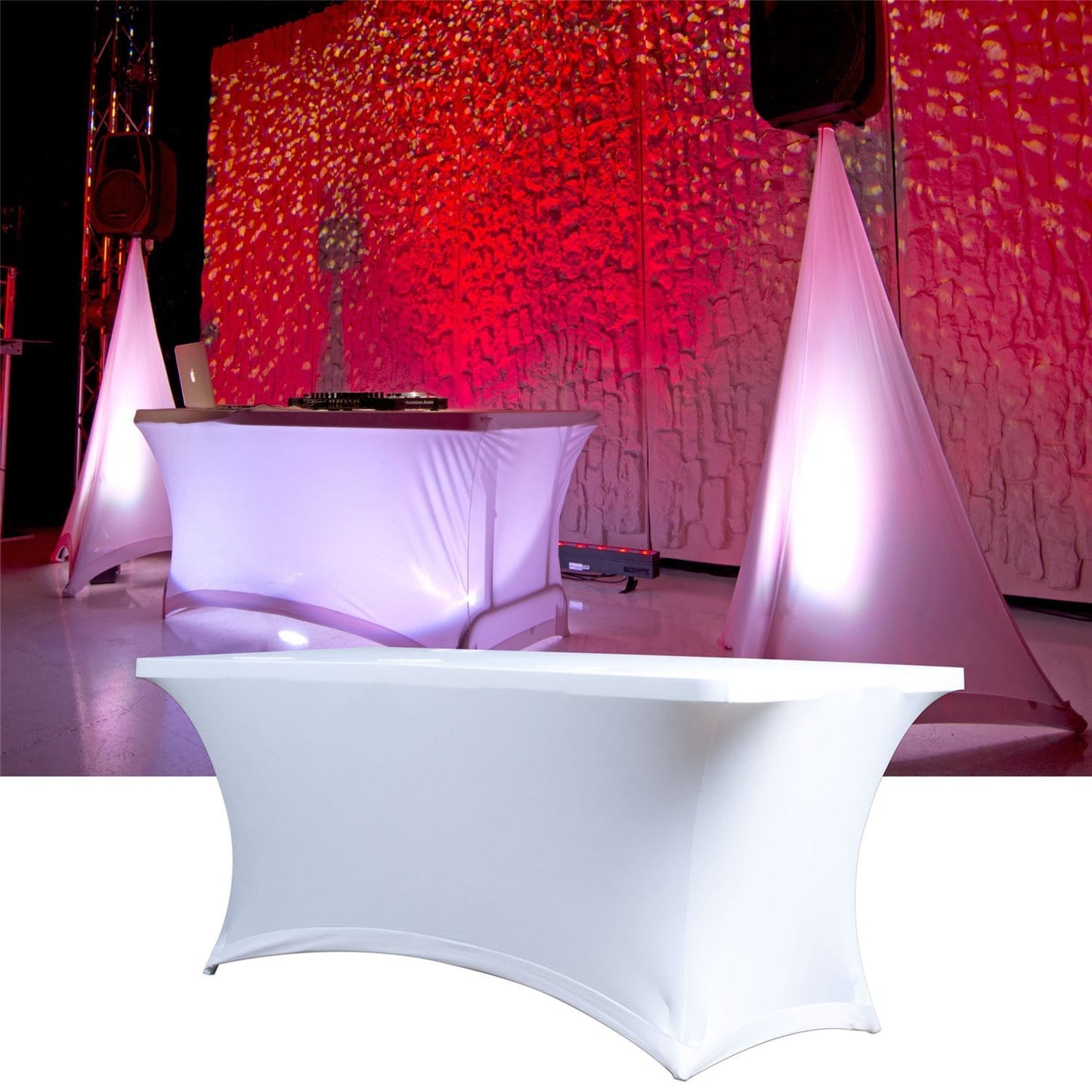 ADJ American DJ 6 foot Event Table Scrim with Carrying Bag - ProSound and Stage Lighting