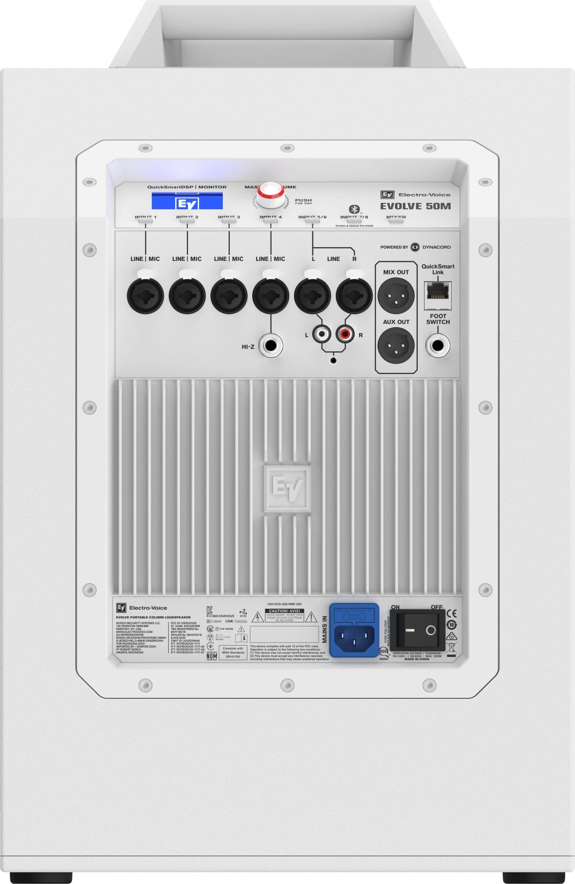 Electro Voice EVOLVE 50M White Portable Column Array System - ProSound and Stage Lighting