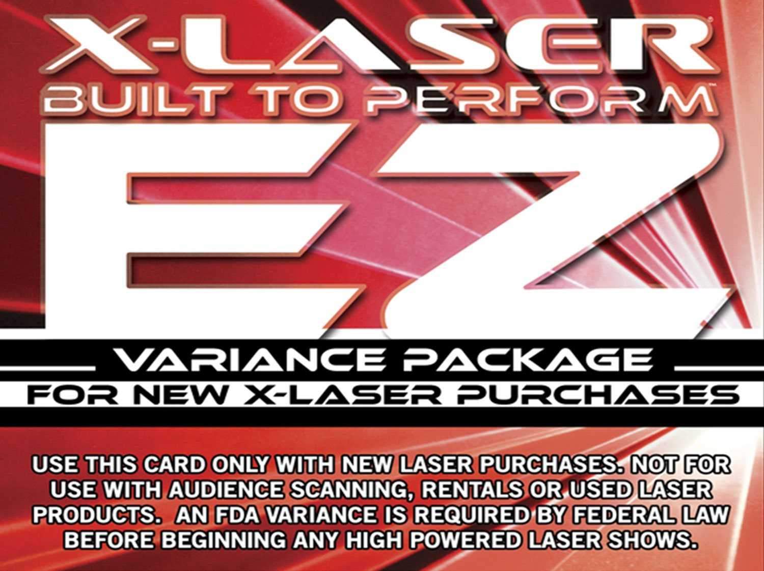 X-Laser EZ Online Laser Variance Application Kit - ProSound and Stage Lighting