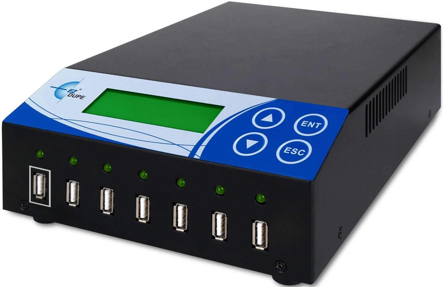 EZDupe EZDUSB6T 6-Target USB Duplicator - Black - ProSound and Stage Lighting