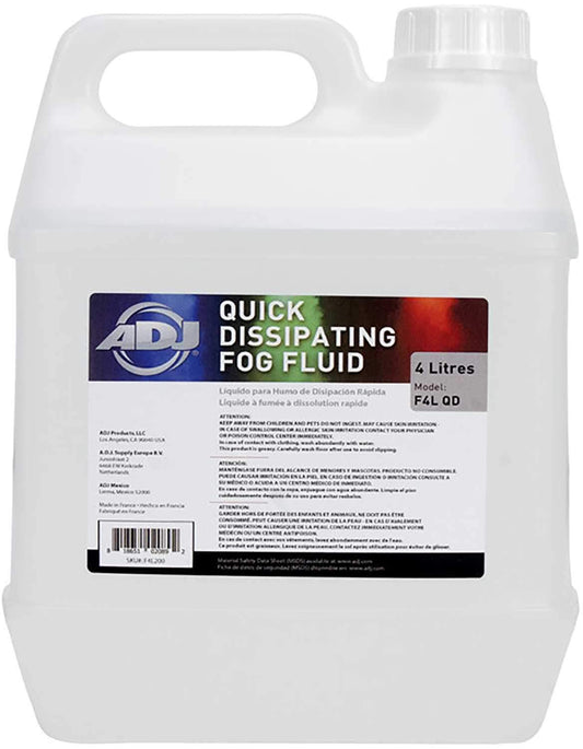 ADJ American DJ F4L QD CO2 Quick Dissipating Fog Fluid - ProSound and Stage Lighting