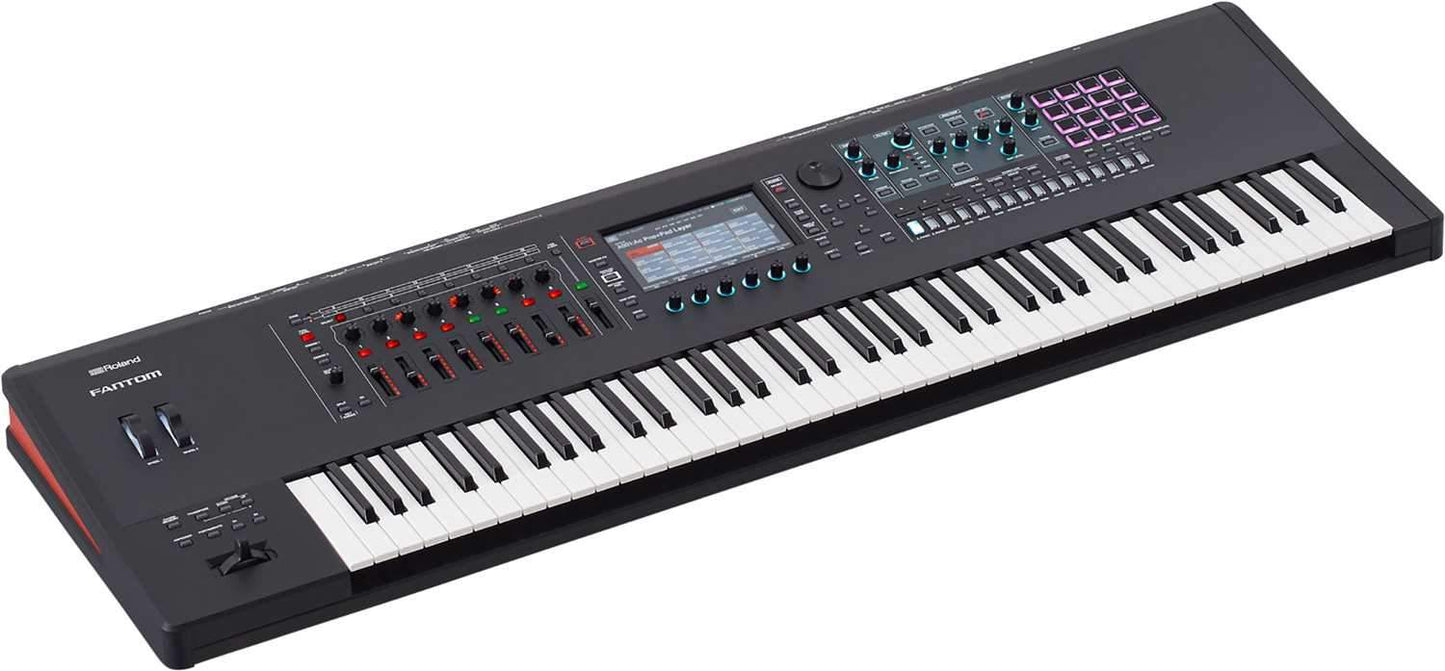 Roland Fantom 7 76-Key Workstation Keyboard Synthesizer - ProSound and Stage Lighting