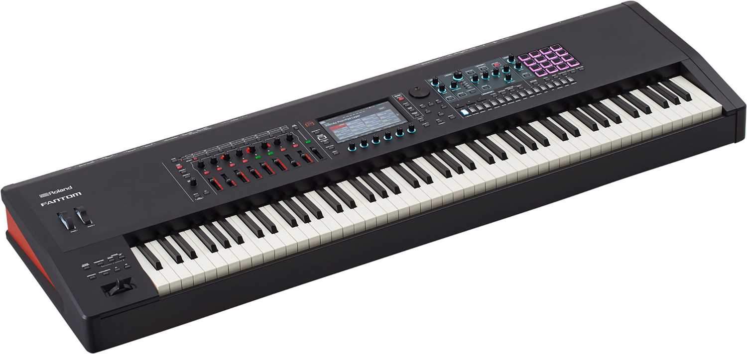 Roland Fantom 8 88-Key Workstation Keyboard Synthesizer - ProSound and Stage Lighting