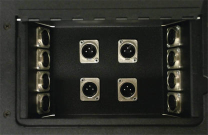 CBI FB8F-4M Floor Pocket 8 XLR Female 4 XLR Male - ProSound and Stage Lighting