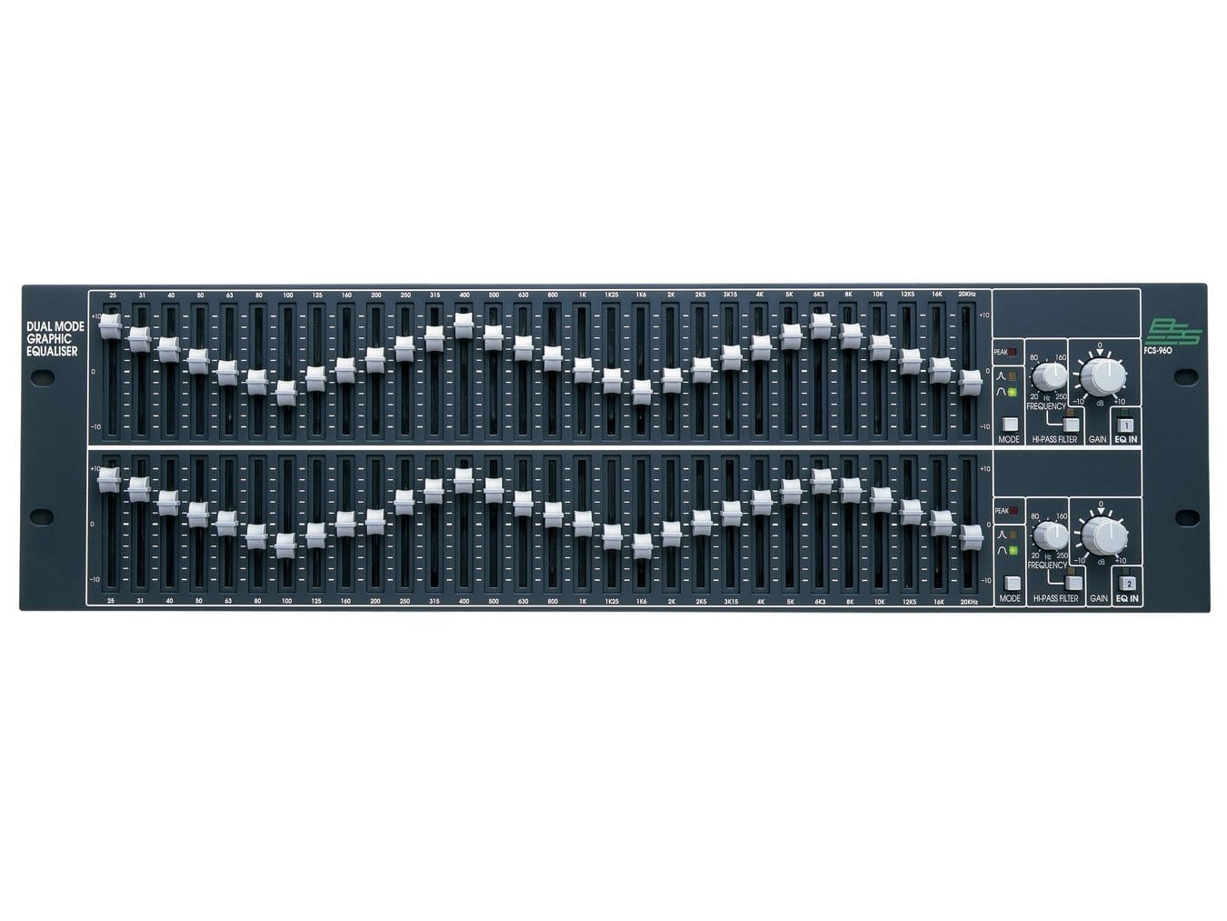 Dbx FCS-960 30 Band Dual Mode Graphic Equalizer - ProSound and Stage Lighting