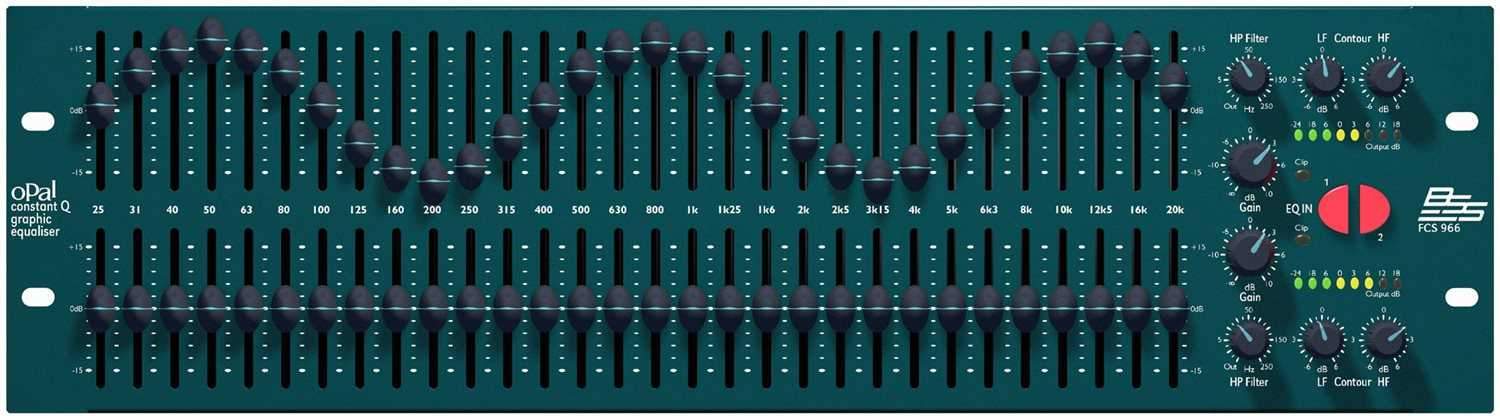 dbx FCS966 30 Band Graphic EQ - ProSound and Stage Lighting