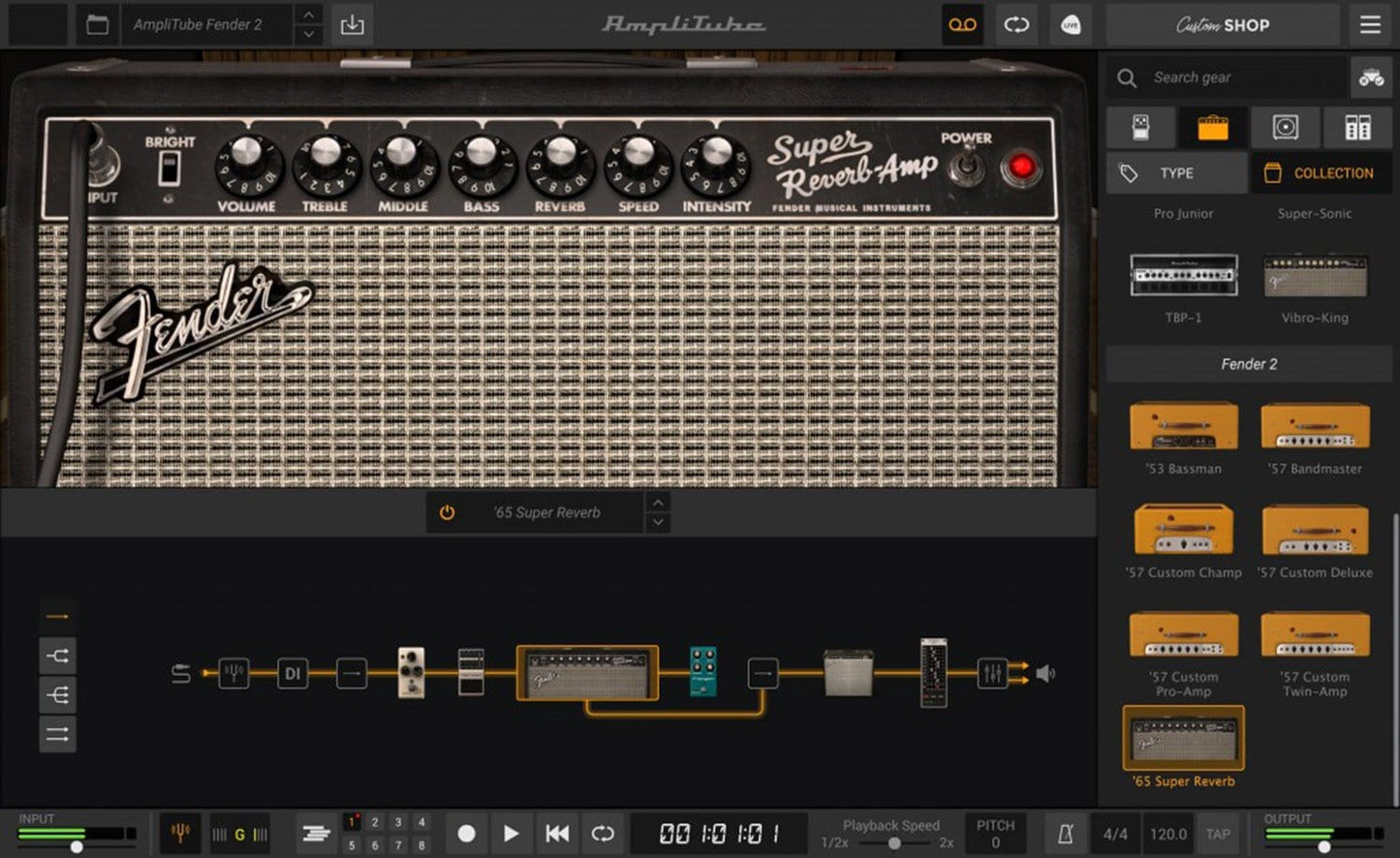 AmpliTube Fender 2 Collection Amplifier Effects Software - PSSL ProSound and Stage Lighting