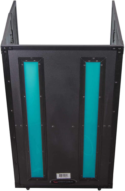 Odyssey FFX2F2136BL 21x36 Flight FX Fold-Out DJ Stand Facade - ProSound and Stage Lighting