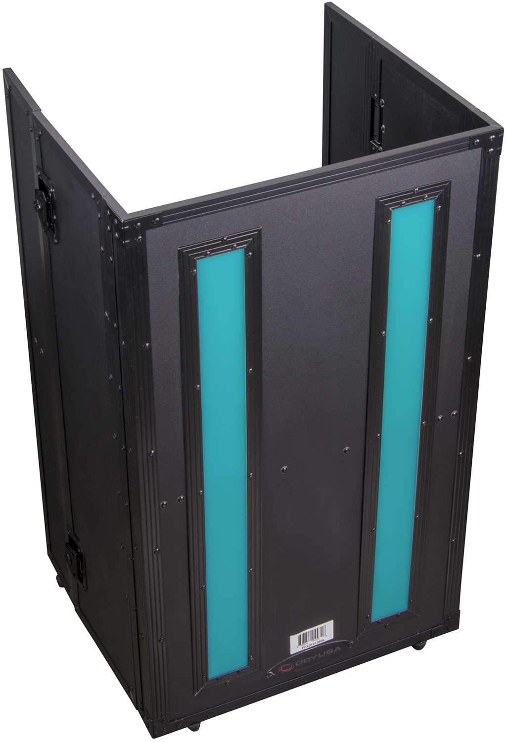 Odyssey FFX2F2136BL 21x36 Flight FX Fold-Out DJ Stand Facade - ProSound and Stage Lighting