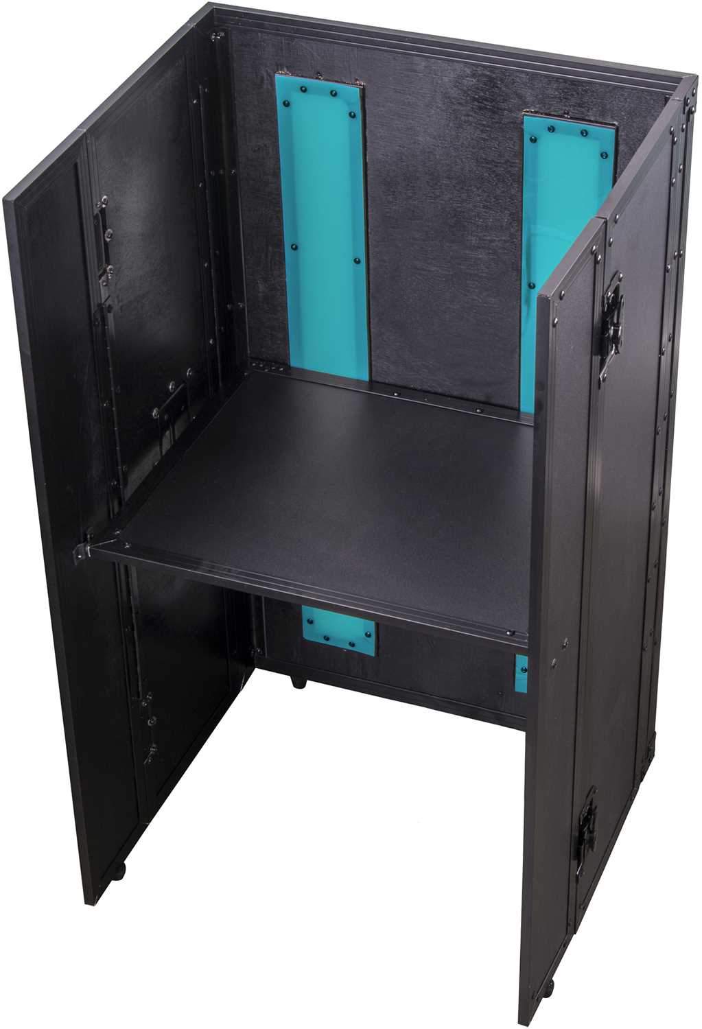 Odyssey FFX2F2136BL 21x36 Flight FX Fold-Out DJ Stand Facade - ProSound and Stage Lighting