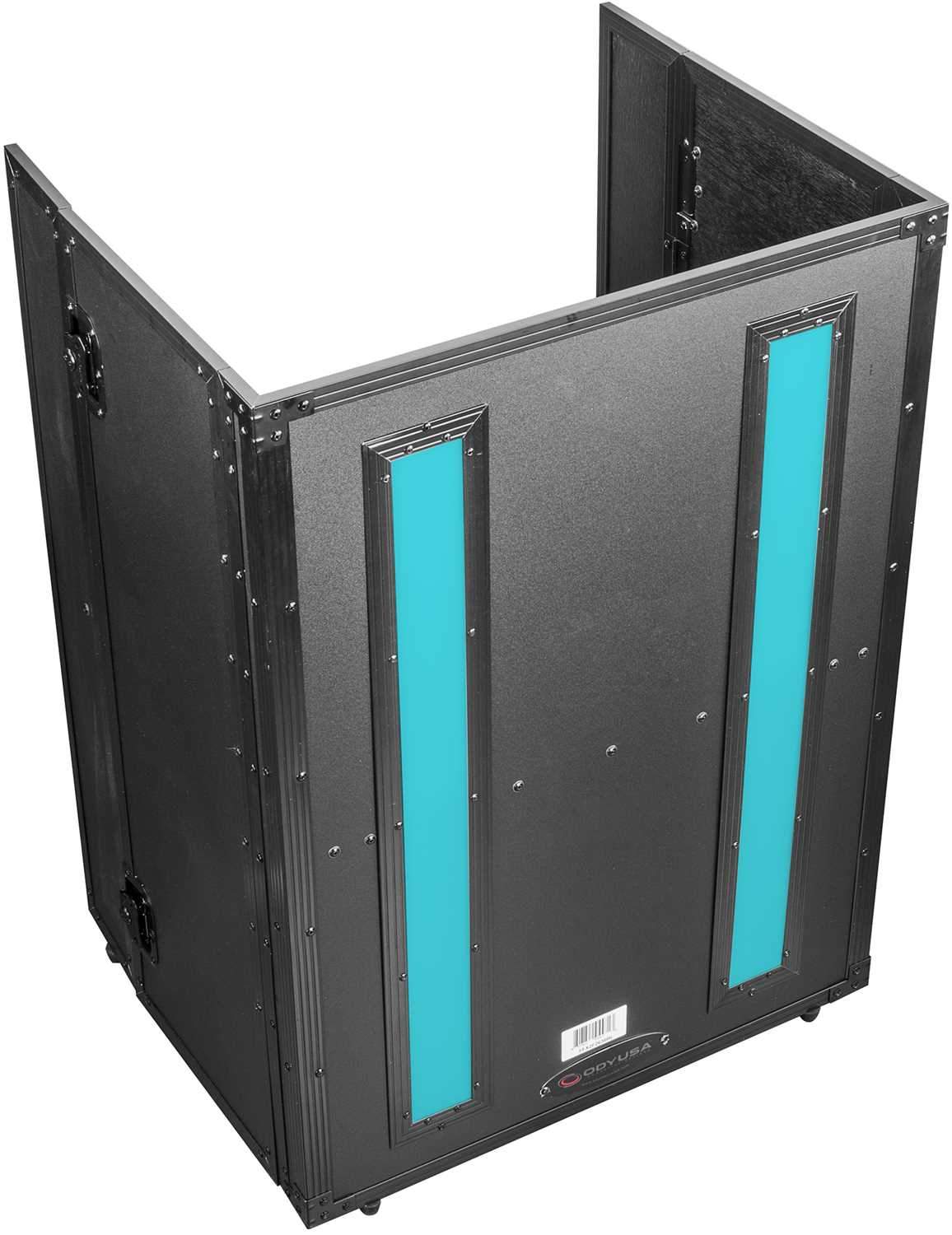 Odyssey FFX2F2636BL 26x36 Flight FX Fold-Out DJ Stand Facade - ProSound and Stage Lighting