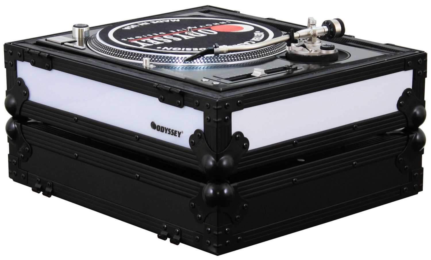 Odyssey FFX2RBM1200BL Fx2 Twin Led Turntable Cas - ProSound and Stage Lighting