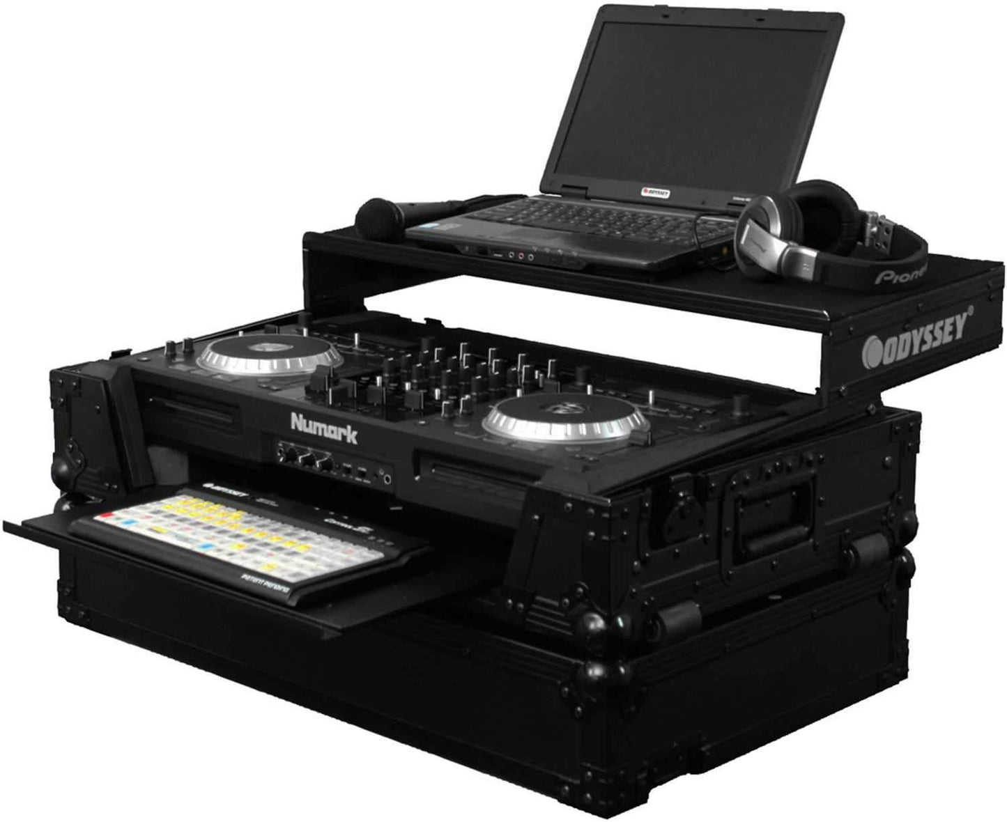 Odyssey FFXGSMIXDECKBL Mixdeck Mixdeck Quad Case - ProSound and Stage Lighting