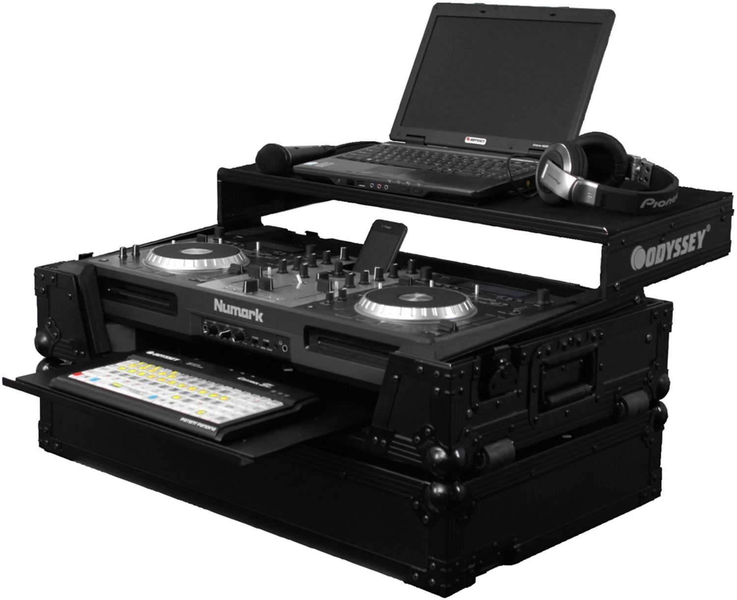 Odyssey FFXGSMIXDECKBL Mixdeck Mixdeck Quad Case - ProSound and Stage Lighting