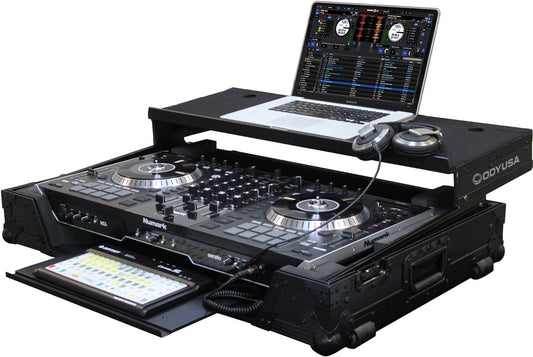 Odyssey FFXGSNS7IIWX1BL Flight FX Glide Case for Numark NS7/NS7II - ProSound and Stage Lighting