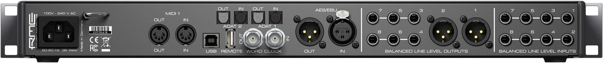 RME Fireface UFX II 60-Channel Hi-Performance USB 2.0 Audio Interface - PSSL ProSound and Stage Lighting