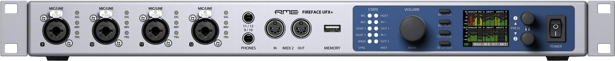 RME Fireface UFX+ 188-Channel USB 3.0 or Thunderbolt Audio Interface ...