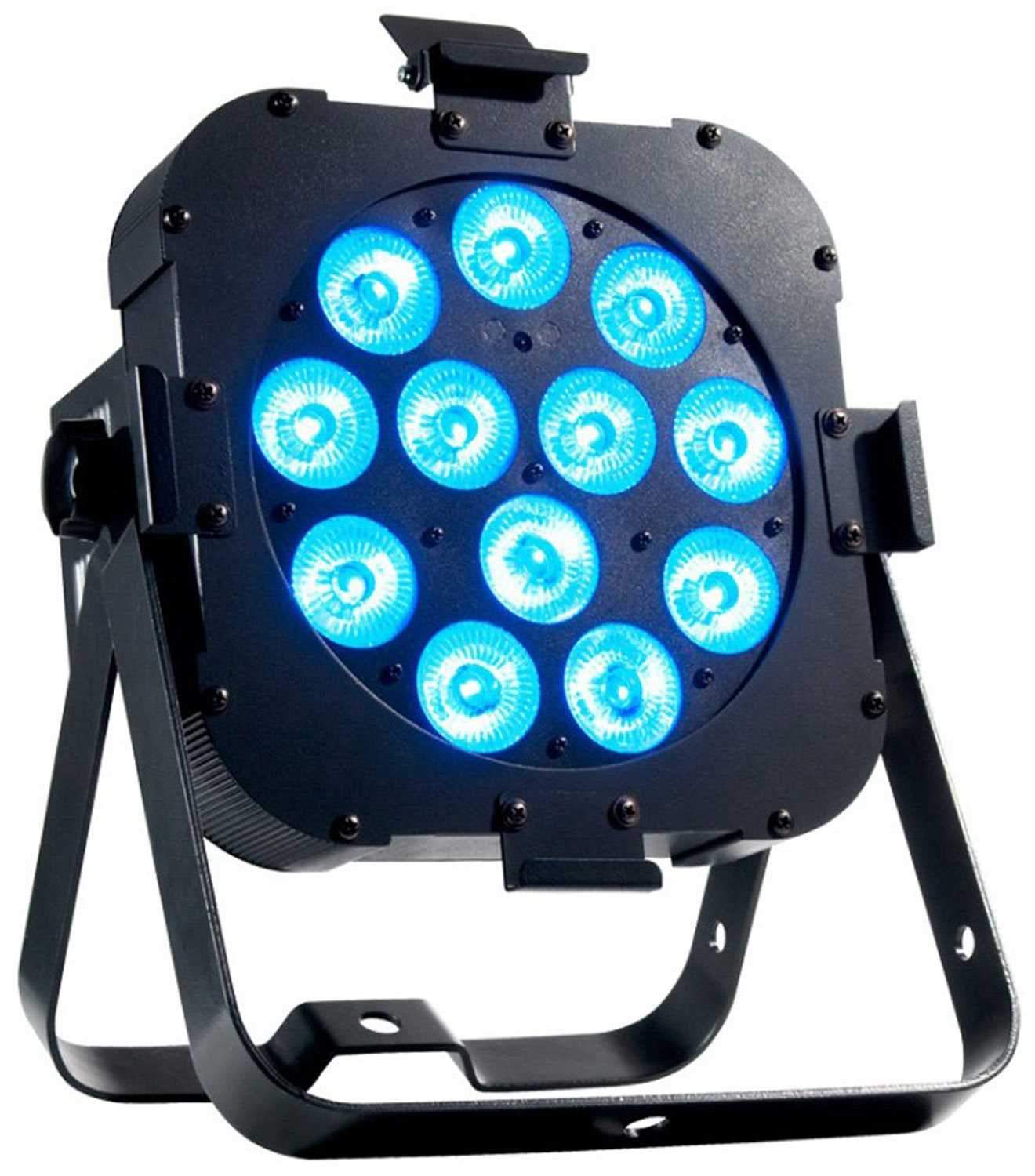 ADJ American DJ Flat Par QA12XS RGBA LED Light with Snoot - ProSound and Stage Lighting