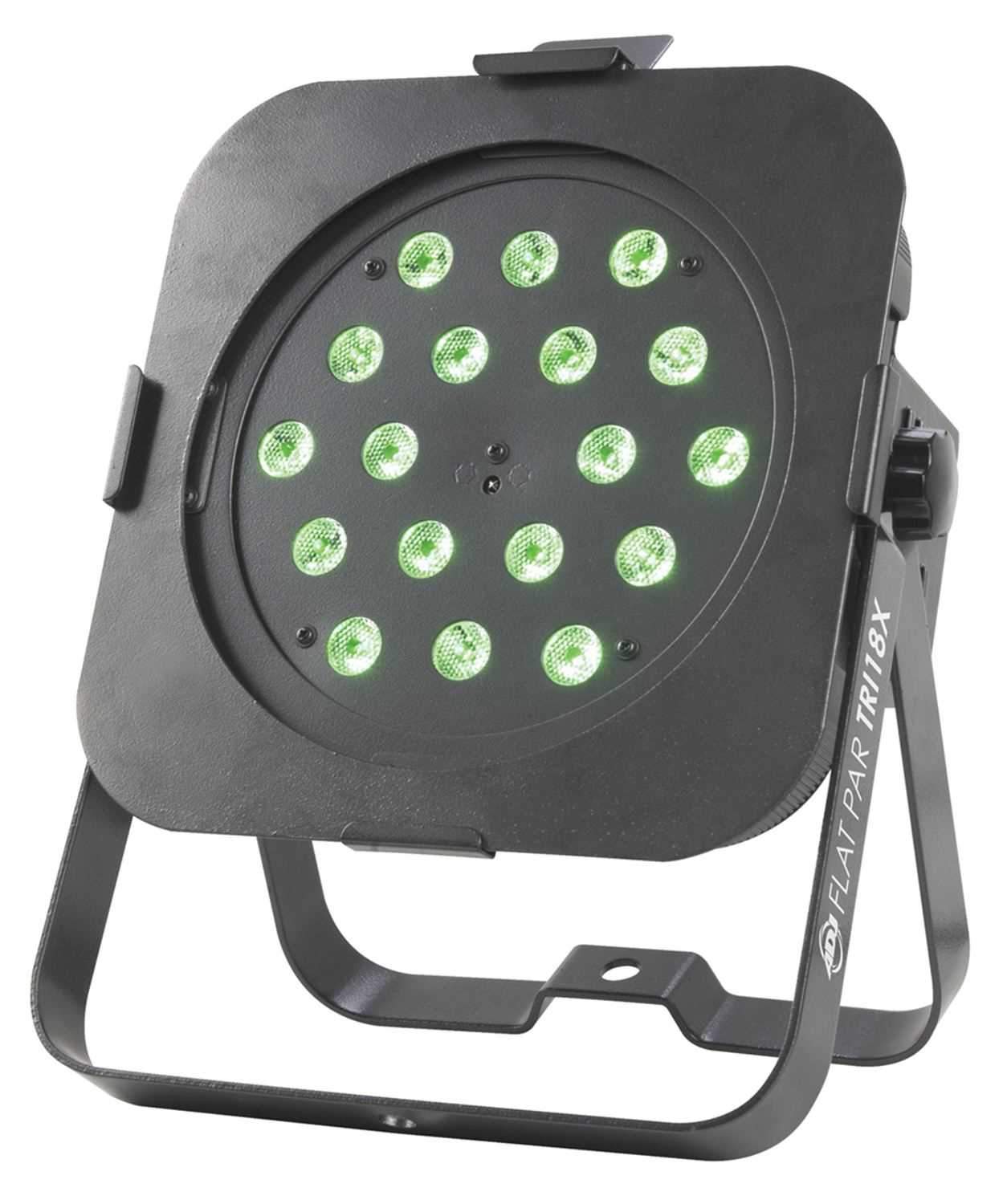 American DJ Flat Par Tri 18X Slim RGB LED Wash - ProSound and Stage Lighting