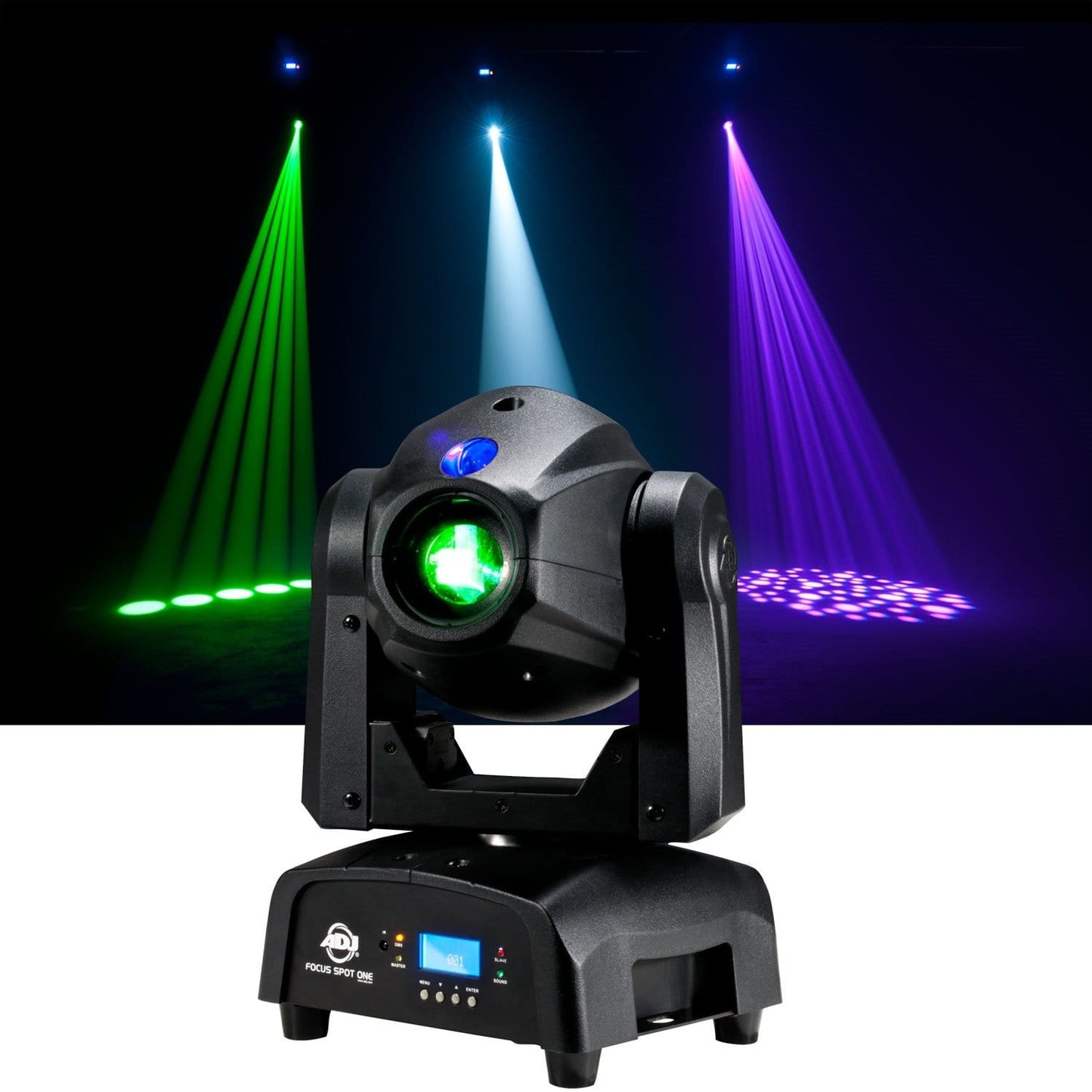 ADJ American DJ Focus Spot One 35W LED Moving Head Light - ProSound and Stage Lighting