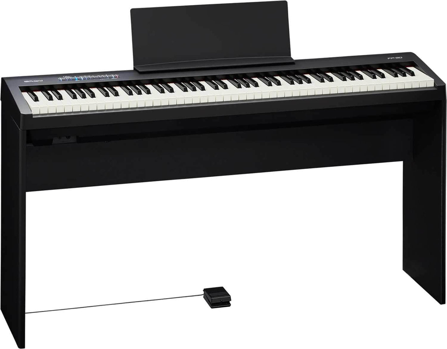 Roland FP-30-BK Digital Portable Piano Black - ProSound and Stage Lighting