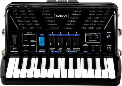 Roland FR-1X-BK V-Accordian Lite-Black with Keys - ProSound and Stage Lighting