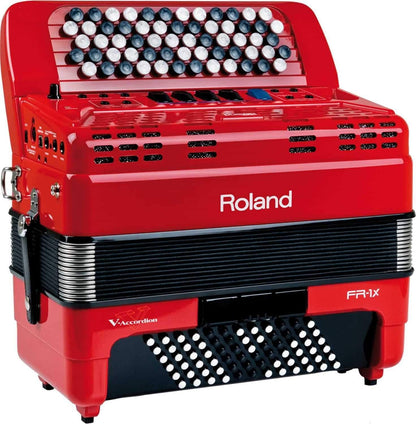 Roland FR-1XB-RD V-Accordian Lite-Red with Buttons - ProSound and Stage Lighting