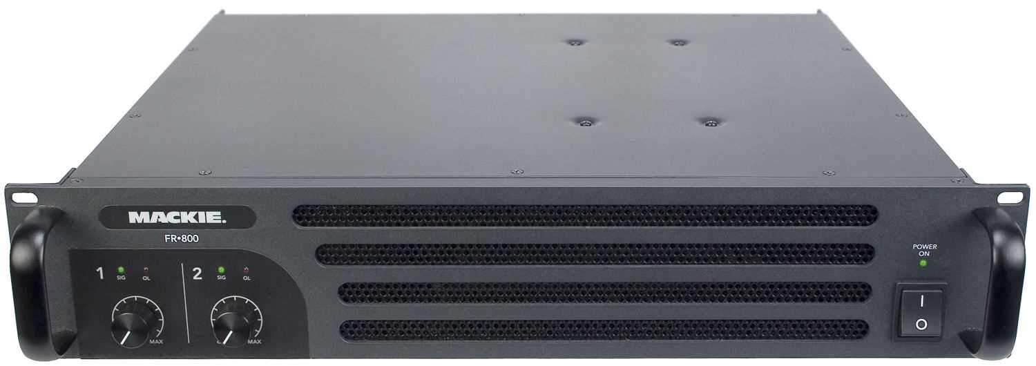 Mackie FR-800 Power Amp 2X205W @ 8 Ohms