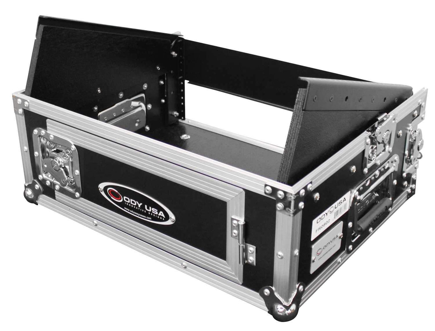 Odyssey FR0802 Flight Ready Combo Rack Case 8Ux2U - ProSound and Stage Lighting