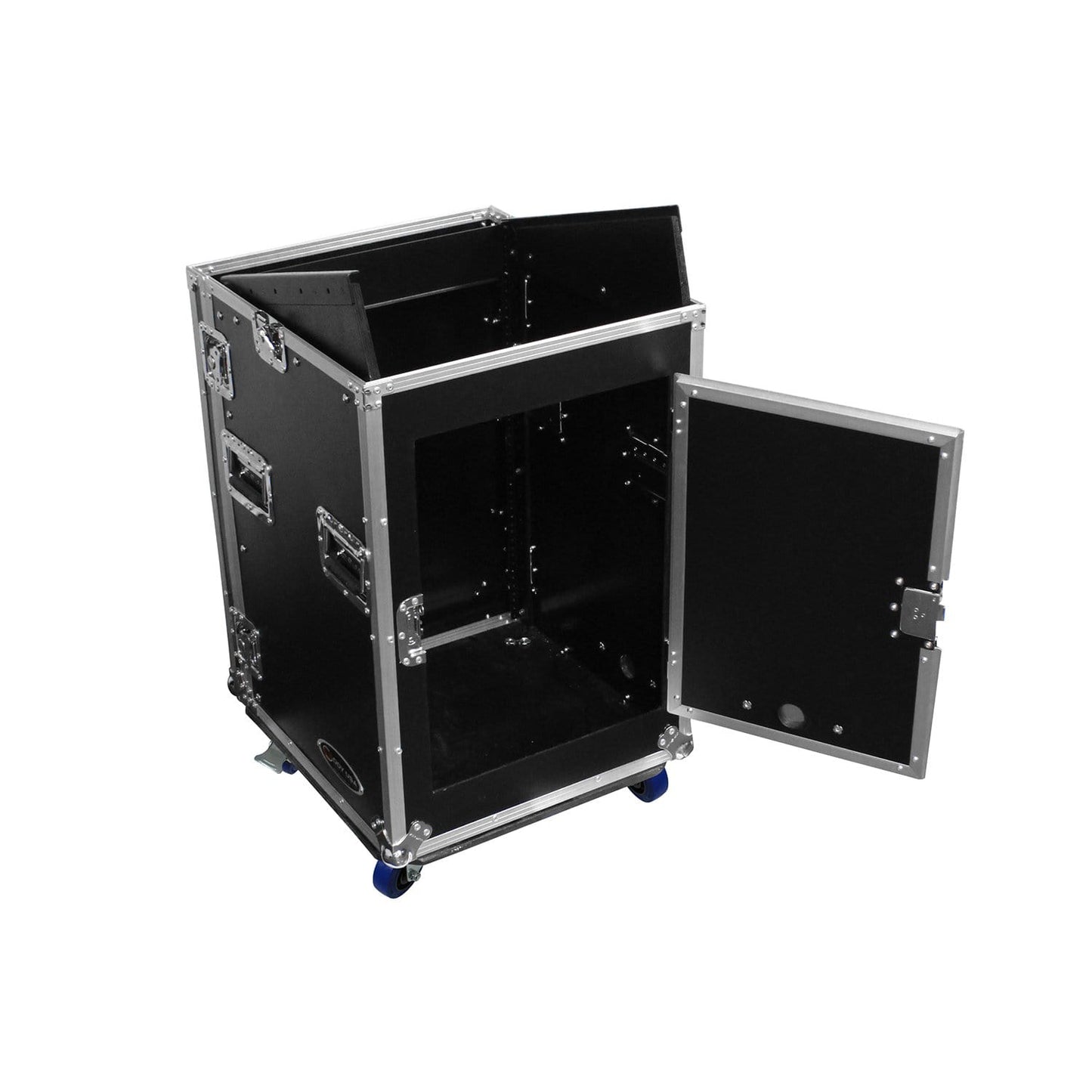 Odyssey FR1014W 10U x 14U Combo Rack Case with Wheels - ProSound and Stage Lighting