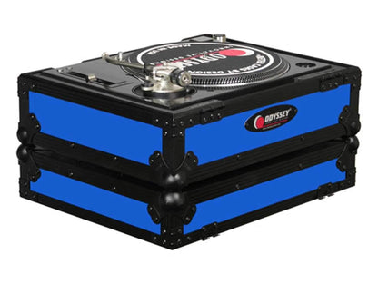 Odyssey FR1200BK Blue DJ Turntable Case - ProSound and Stage Lighting