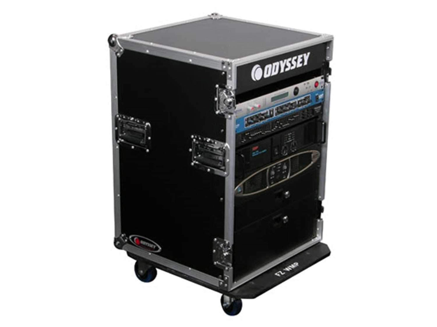 Odyssey FR16WE 16 Space Amp Rack with Wheels - ProSound and Stage Lighting