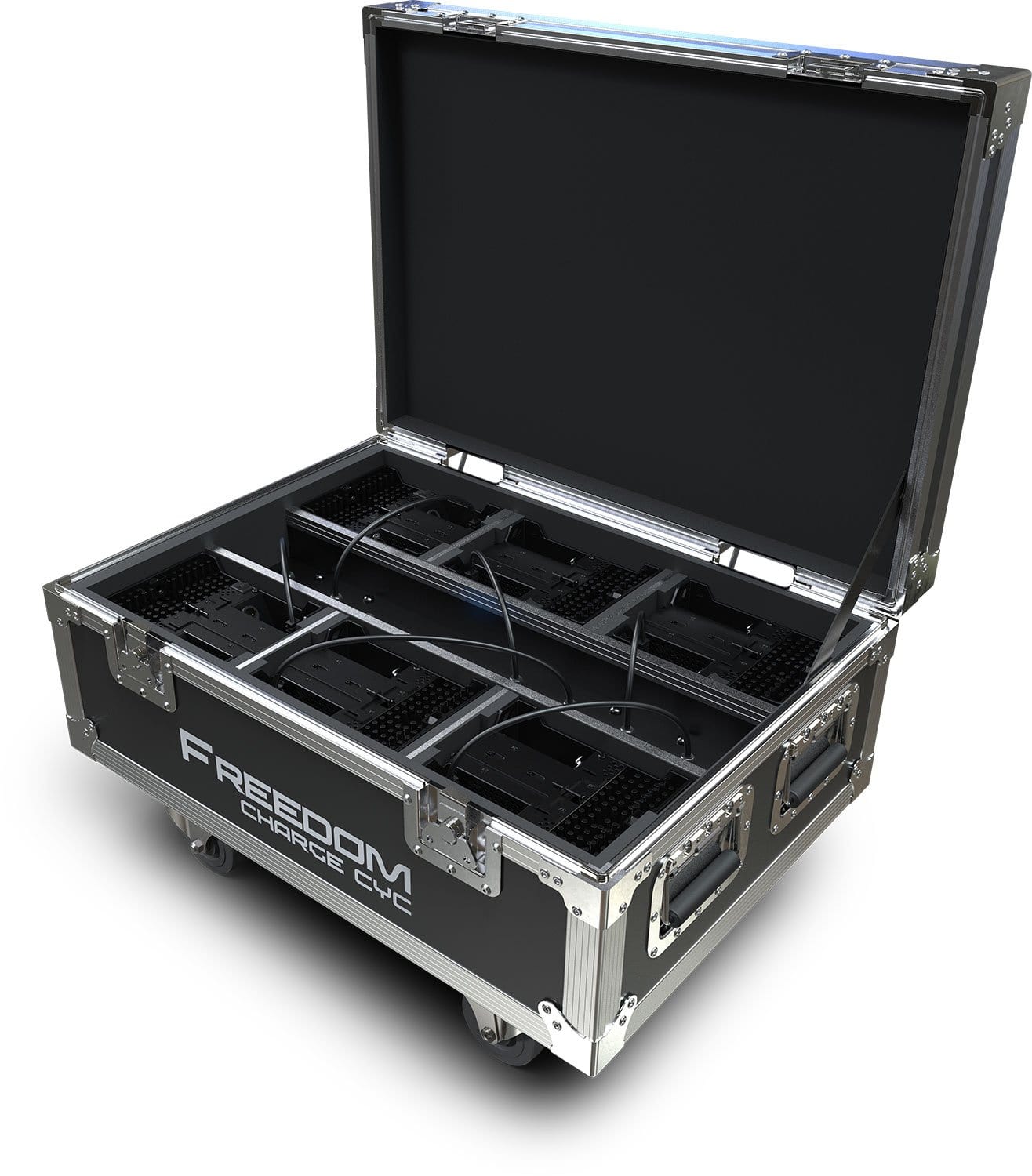 Chauvet Freedom Charge CYC Road Case Holds 6 - PSSL ProSound and Stage Lighting