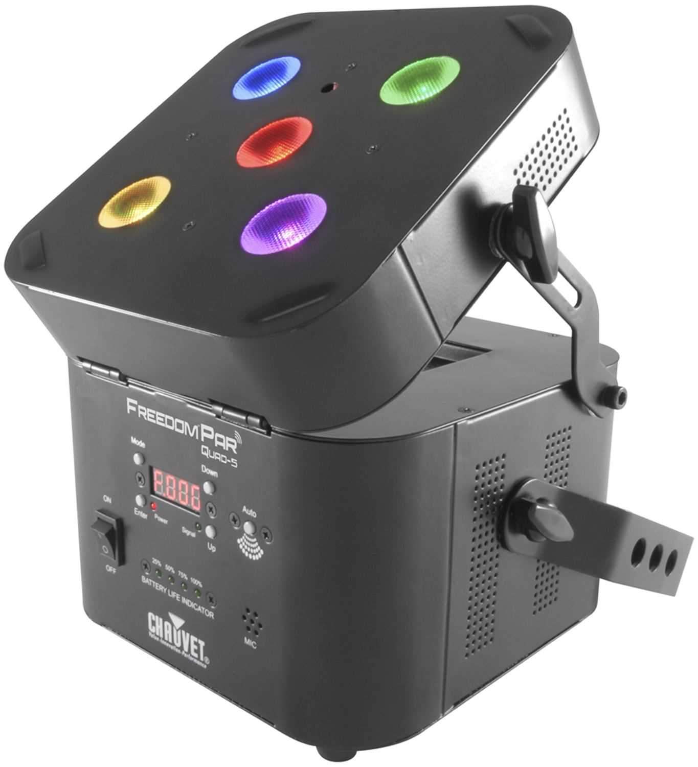 Chauvet FreedomPar Quad-5 RGBA Wireless LED Black - ProSound and Stage Lighting