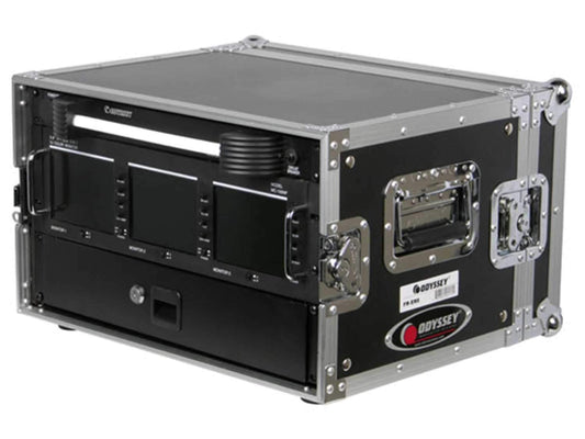 Odyssey FRER6 6 Space Effects Rack Case - ProSound and Stage Lighting