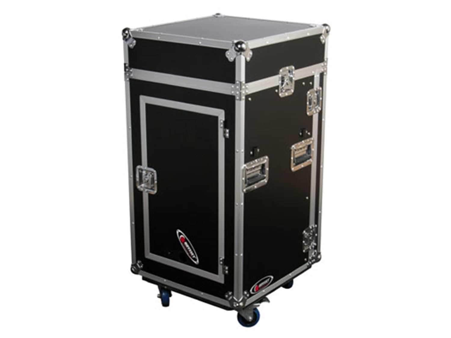 Odyssey 10U x16U Top Load Amp Rack & Glide DJ Case with Table - ProSound and Stage Lighting