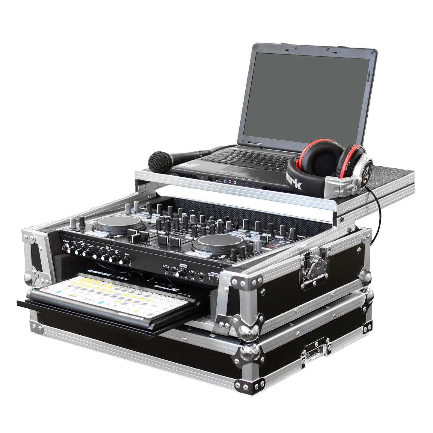 Odyssey FRGSDNMC36000GT Glide Case for Denon MC6000MK2 - ProSound and Stage Lighting