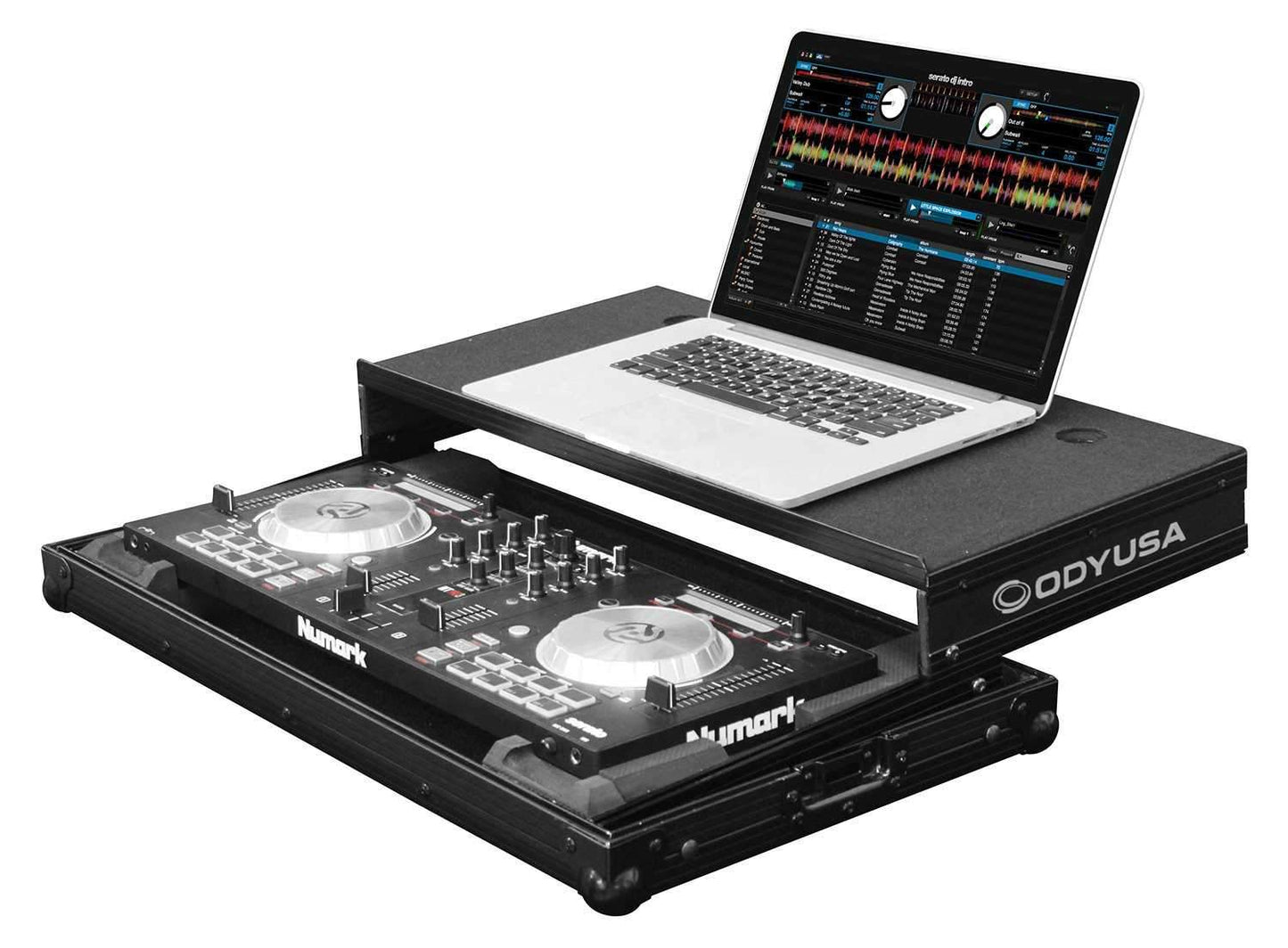 Odyssey FRGSMIXTRACK3BL Black Label Glide Case for Numark Mixtrack 3 - ProSound and Stage Lighting