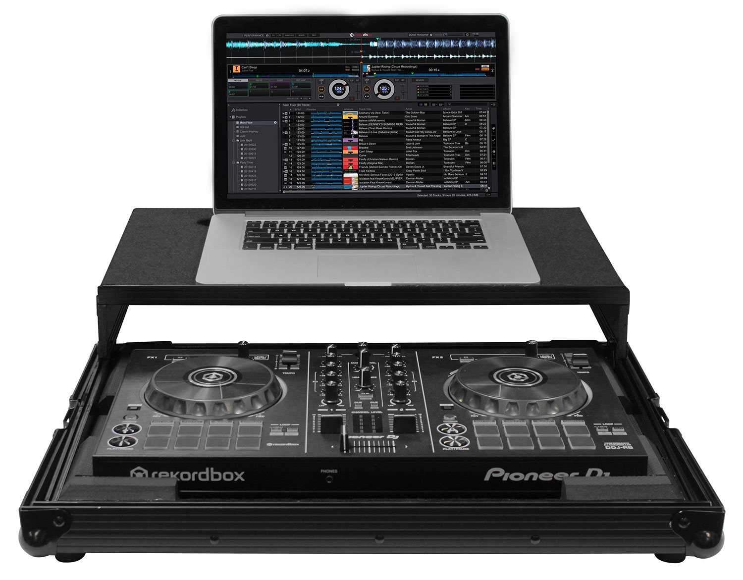 Odyssey FRGSPIDDJRBBL Black Label Glide Style Case for Pioneer DDJ-RB - ProSound and Stage Lighting